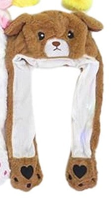Animal Pals LED Light-Up Ear Moving Hat