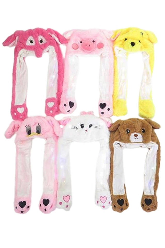 Animal Pals LED Light-Up Ear Moving Hat