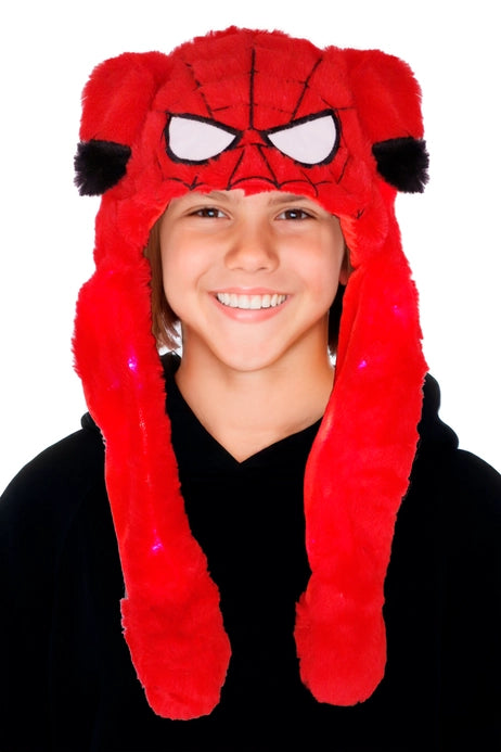 Spider Led Interactive Ear Moving Faux Fur Hat