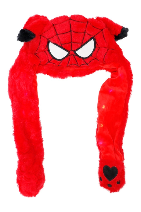 Spider Led Interactive Ear Moving Faux Fur Hat