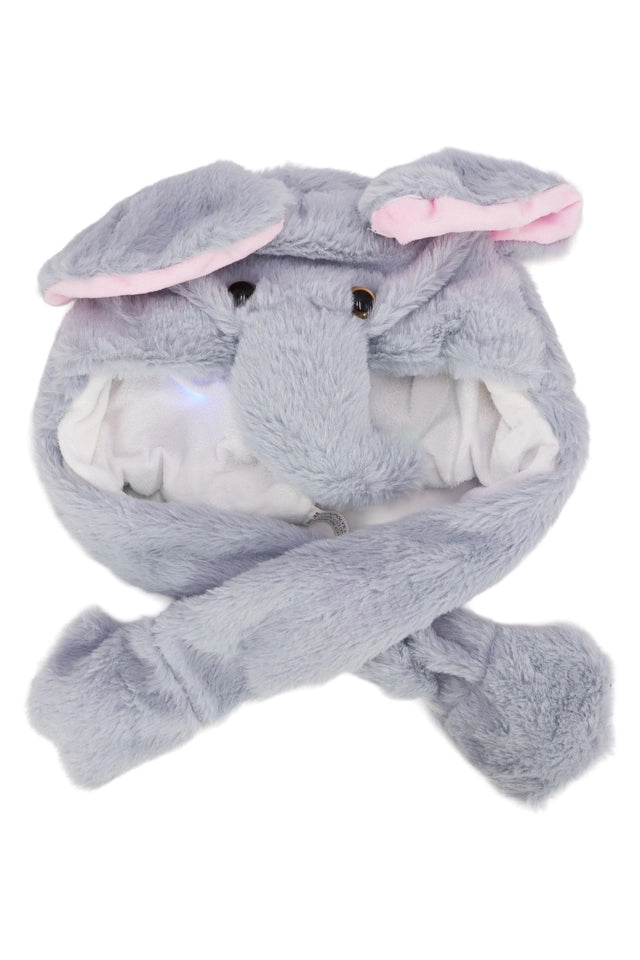 Animal Pals Led Light-Up Ear Moving Faux Fur Hat