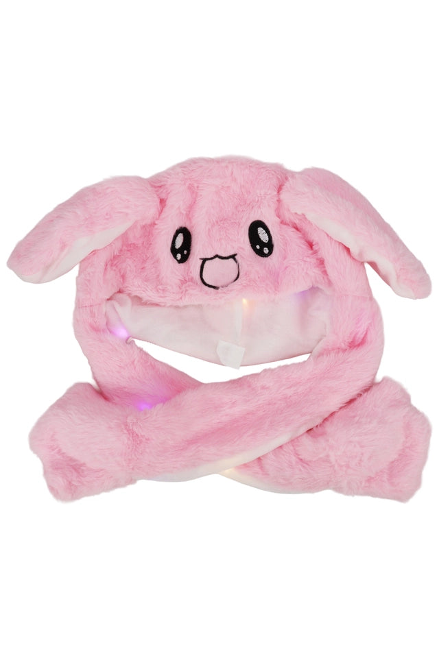 Animal Pals Led Light-Up Ear Moving Faux Fur Hat