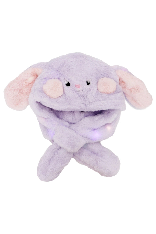 Animal Friends Led Light-Up Ear Moving Faux Fur Hat