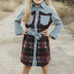 Girls Aztec Denim Dress by Shea Baby