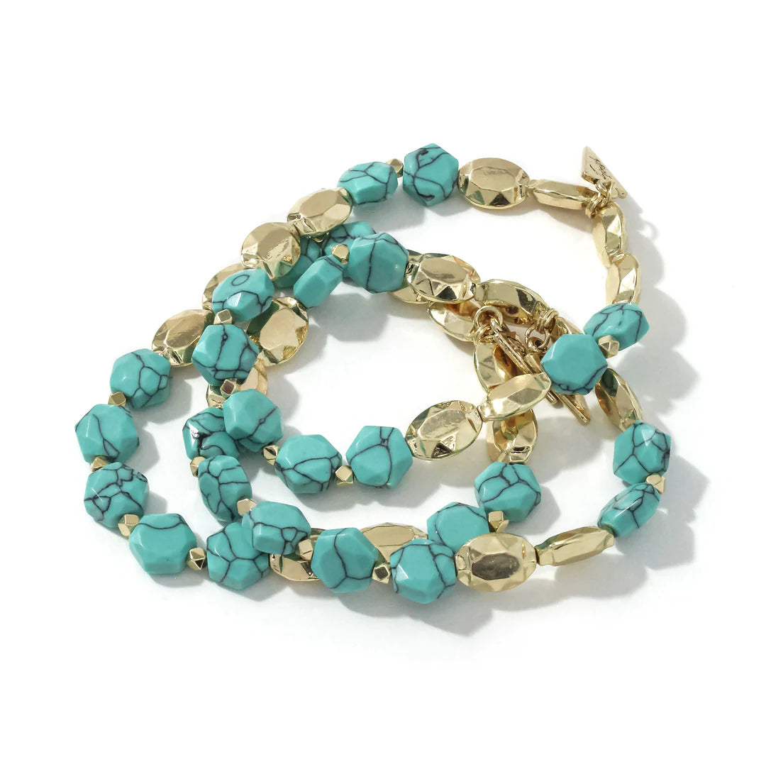 Abbie Starter Stack by Erimish-Turquoise