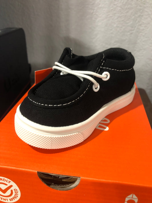 Boys Black with White Shoe by Oomphies