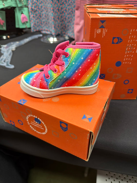 Girls Skyelar Rainbow Shoe by Oomphies