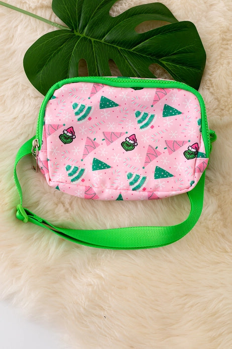 Girls Christmas Printed Fanny Pack