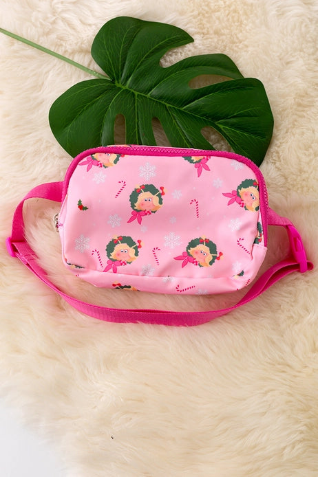 Girls Christmas Printed Fanny Pack