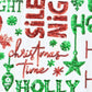 Ladies Christmas All Over Long Sleeve Shirt by Belle Cher
