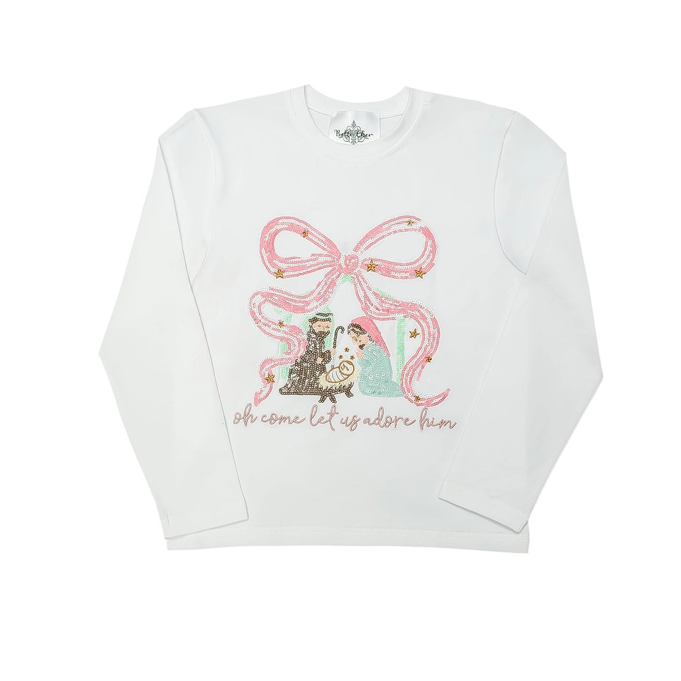 Ladies Adore Him Long Sleeve Shirt by Belle Cher