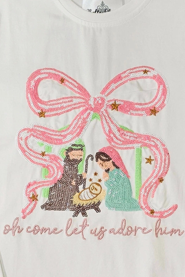 Ladies Adore Him Long Sleeve Shirt by Belle Cher