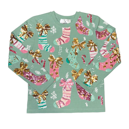 Ladies Stockings Long Sleeve Shirt by Belle Cher