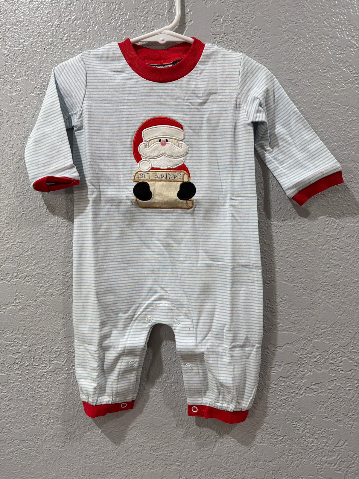 Boys Santa's List Romper by Three Sisters