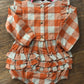 Girls Hadlee Plaid L/S Ruffle Hem Romper or Dress by RuffleButts