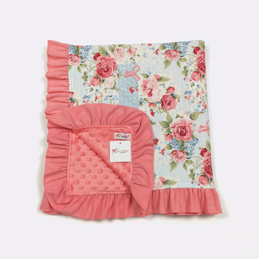 Rose Patch Blanket by Clover Cottage