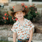 Boys Riding West SS Pearl Snap Onesie or Shirt by Shea Baby