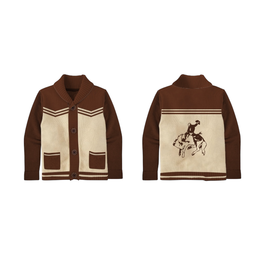 Boys Bucking Horse Sweater by Shea Baby