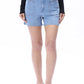 Ladies BAYEAS Elowen High Rish Shorts - Light Blue