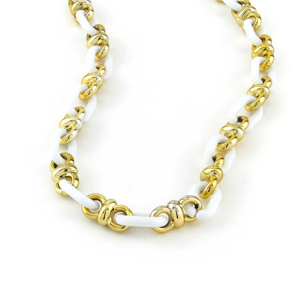 Bodacious White Necklace by Erimish