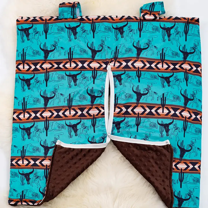 Bull Skull Printed Car Seat Cover