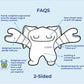 Bumpas Weighted Plush Pillow Dolls