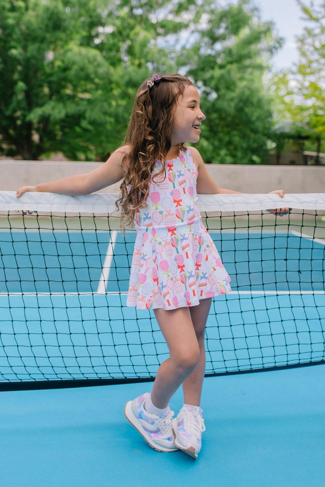 Girls Caitlin Athletic Dress in Perfect Match
