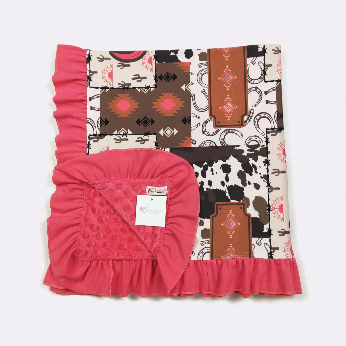 Electric Longhorn Blanket by Clover Cottage