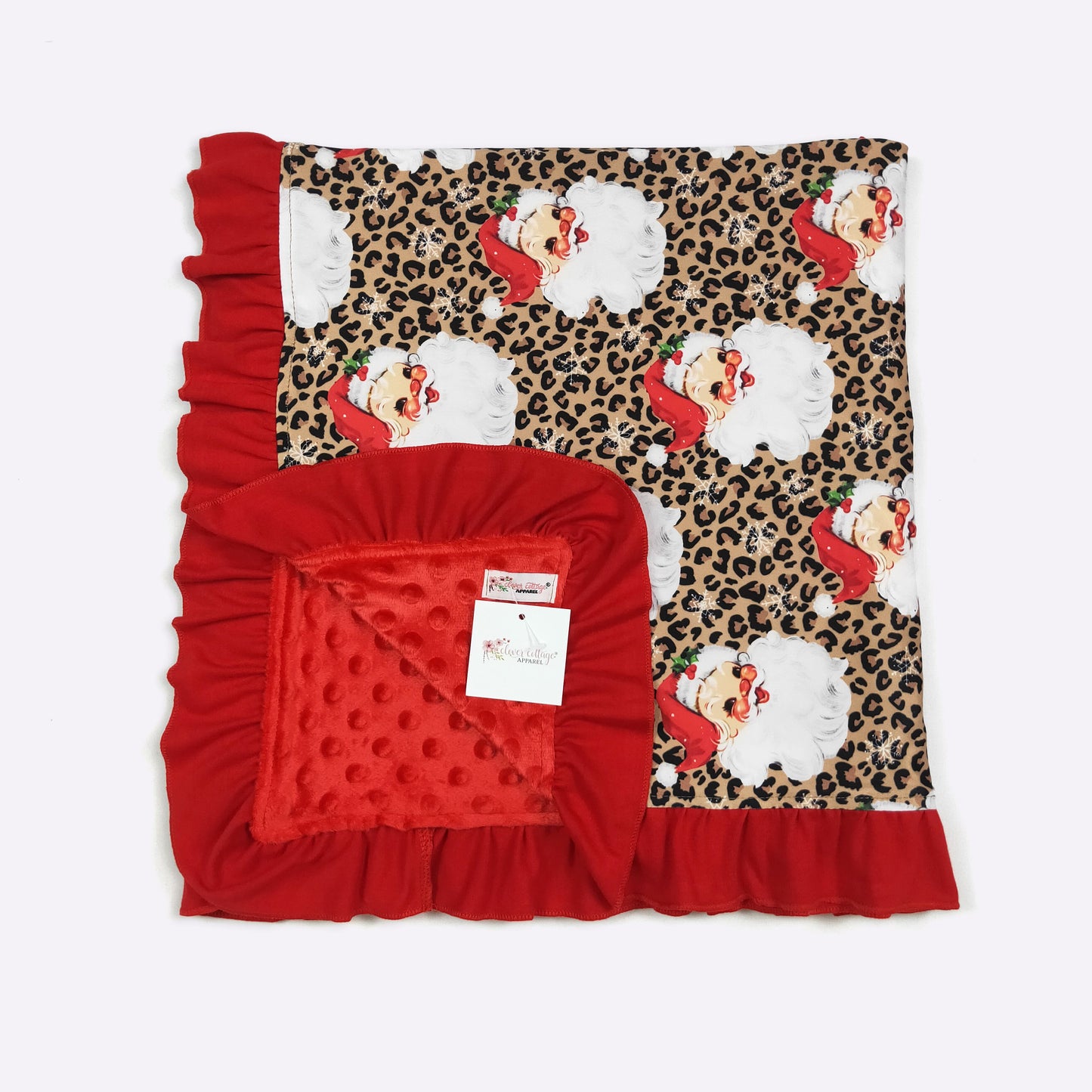 Leo Santa Baby Blanket by Clover Cottage