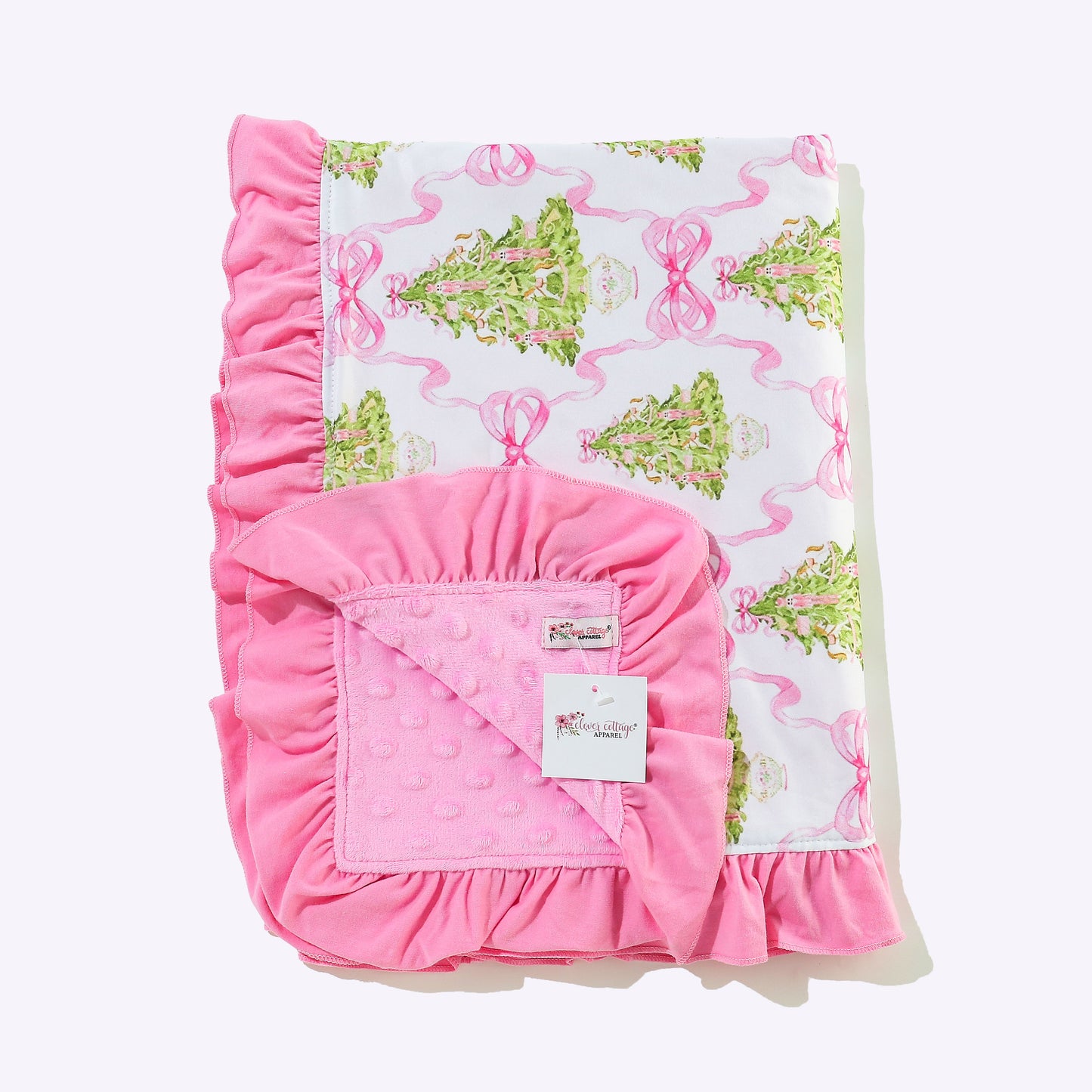 Pink Pine Trellis Blanket