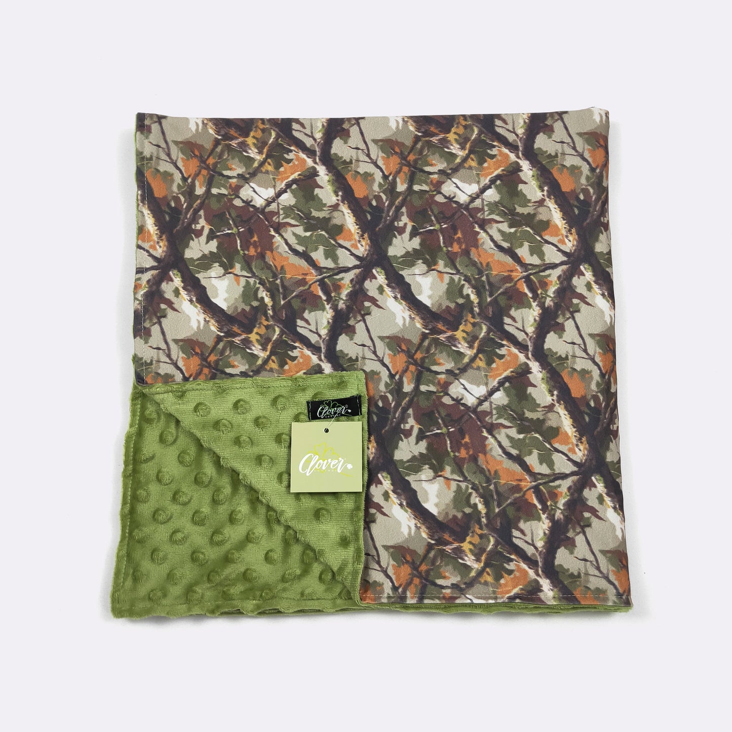 Tree Camo Blanket by Clover Cottage