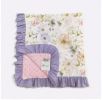 Watercolor Garden Baby Blanket by Clover Cottage