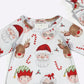 Baby Girls Clover Cottage Mrs. Claus Baby Gown