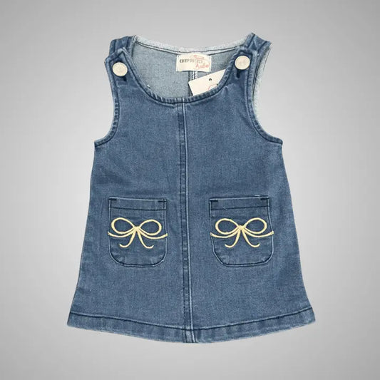 Girls Denim Darlin Jean Dress by Cowpuncher Babe