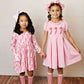 Girls Pink Dress with Candy Canes by Swoon