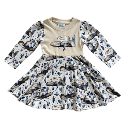 Girls Rancher Cowgirl Graphic Dress by Shea Baby