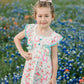 Girls Floral Horseshoe Dress by Shea Baby