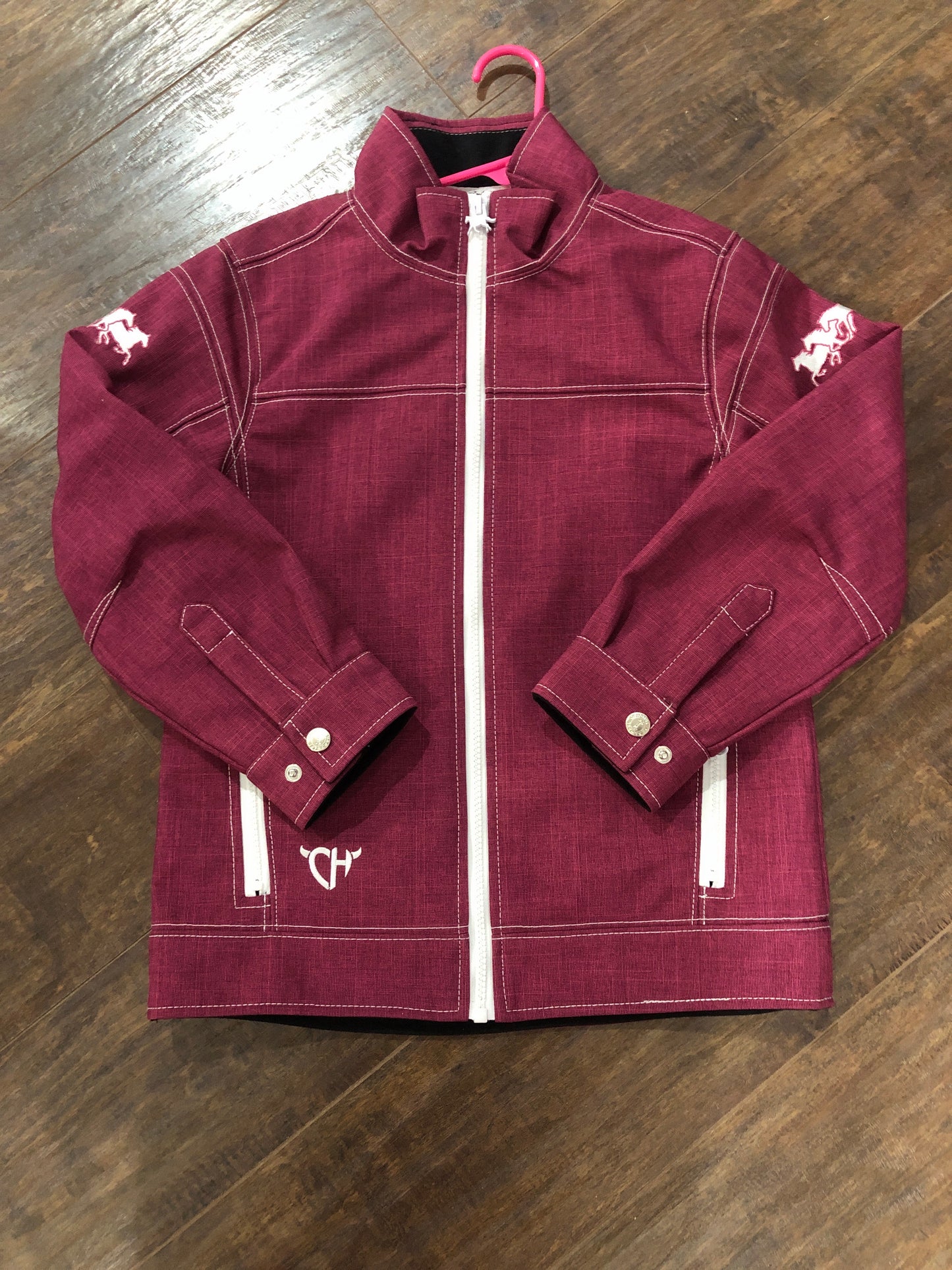 Girls Berry Triple Horse Tech Jacket by Cowboy Hardware