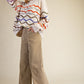 Ladies Easel Washed Stretch Woven Pants - Golden Kiwi