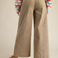 Ladies Easel Washed Stretch Woven Pants - Golden Kiwi