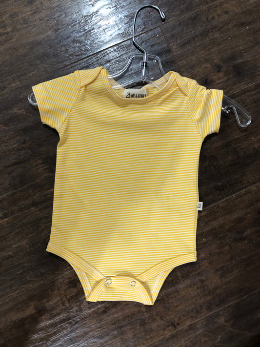 Boys Yellow/White Stripe Onesie or Shirt by Me & Henry