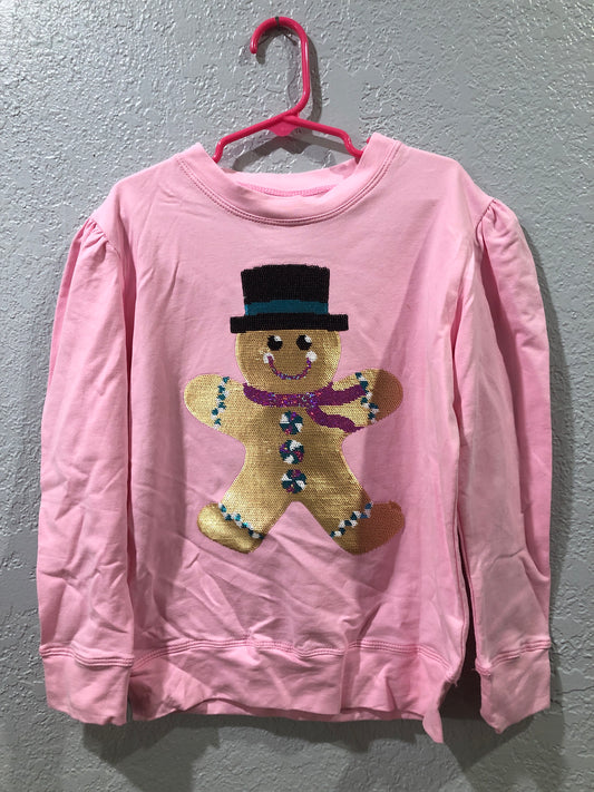 Girls Gingerbread Man with Hat Shirt by Azarhia