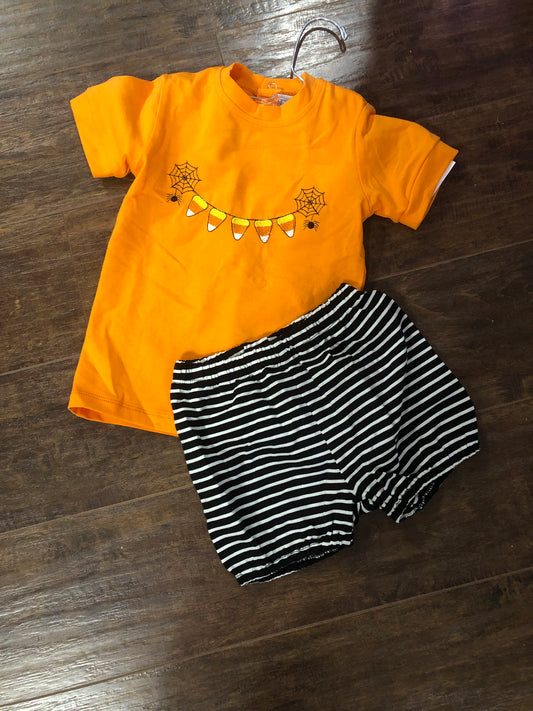 Boys Candy Corn 2-Piece Set by Three Sisters