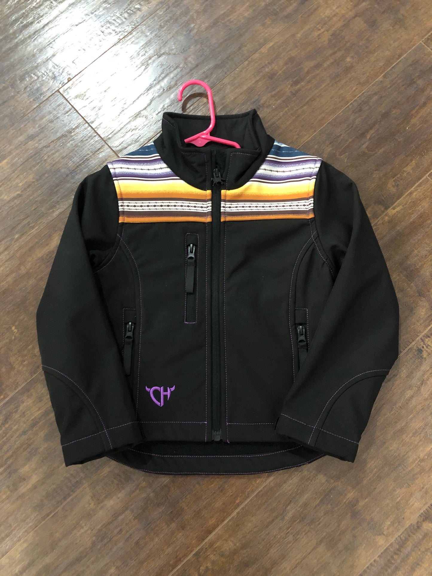Girls Black Serape Yoke PS Jacket by Cowboy Hardware