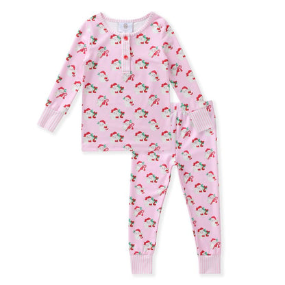 Girls Pink Butterknit 2 PC Pajama by Swoon