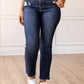 Ladies Grace & Emma The Juliette Dark Wash Distressed Jeans