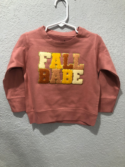 Girls Fall Babe Sweatshirt by Sweet Wink