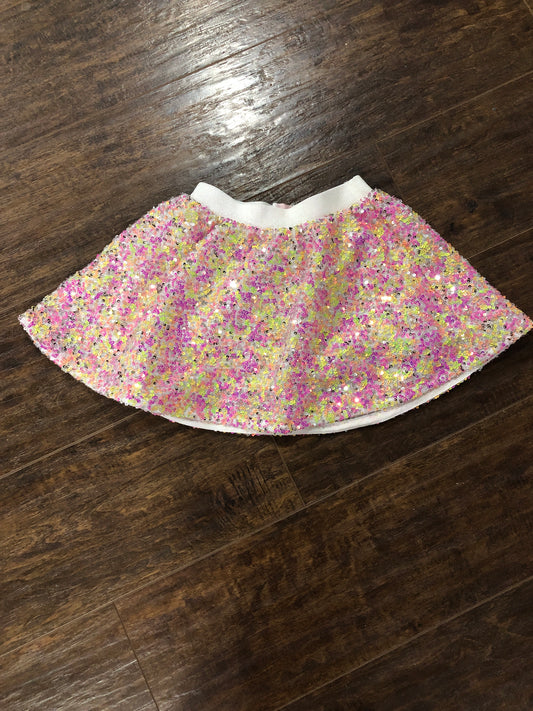 Girls Multi Sequin Twirl Skirt by Mila & Rose