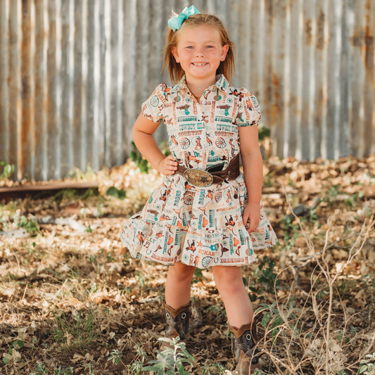 Girls Country Music Flow Dress Dress by Shea Baby