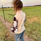 Girls Cowprint Fleece Vest by Shea Baby